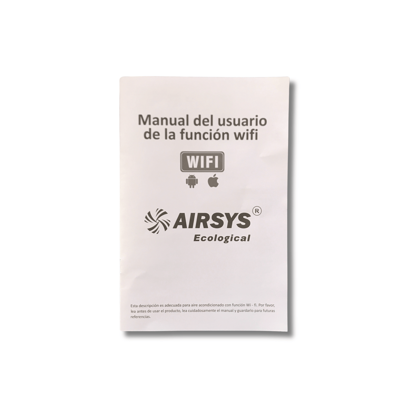 Airsys Split Muro Inverter Modelo C R32 Wifi 9/12/24 BTU - Incluye Instalación Básica