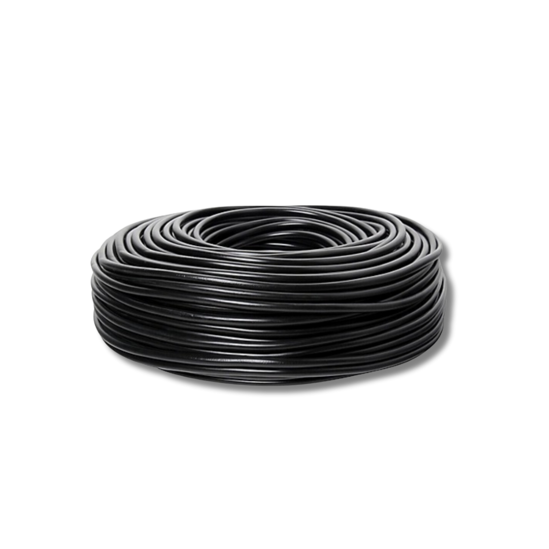 Cordon Eléctrico Negro - 5 Metros